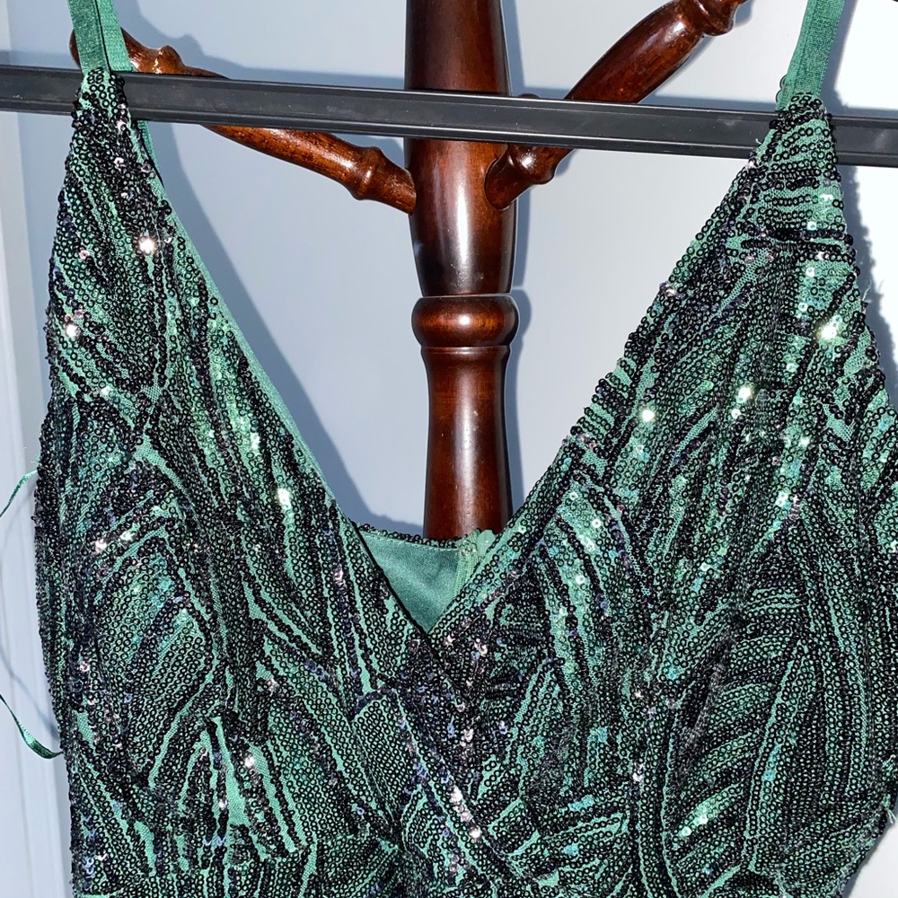 AMAZING GREEN SEQUIN DRESS😍😍